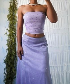 Masha & Jlynn Rare Vintage Late 90’s Lavender Formal Set (M)