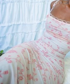 Masha & Jlynn Handmade Layered Midi Dress (S) Dresses