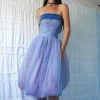 Masha & Jlynn Vintage 50's Iridescent Tulle Cocktail Dress. Dresses