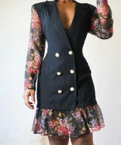 Masha & Jlynn Vintage 90’s Double Breasted Dress (M) Dresses