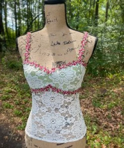 Masha & Jlynn Handmade Crochet Lace Cami (S/M) Handmade Items