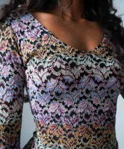 Masha & Jlynn Vintage 90’s Lace Long Sleeve Top (XS) Vintage Items