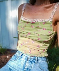 Masha & Jlynn Handmade Lace Trimmed Cami Handmade Items