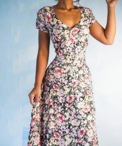 Masha & Jlynn Vintage 90’s Floral Cottagecore Dress (M/L)