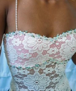 Masha & Jlynn Handmade Dainty Crochet Lace Cami (XS) Handmade Items