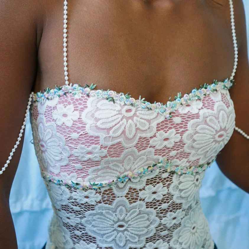 Masha & Jlynn Handmade Dainty Crochet Lace Cami (XS) Handmade Items 4 Masha & Jlynn Handmade Dainty Crochet Lace Cami (XS) Handmade Items