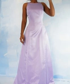 Masha & Jlynn Vintage 90’s Purple Prom Dress (S-M)