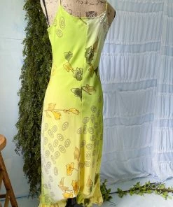 Masha & Jlynn Vintage 90's Layered Floral Midi Dress. Dresses