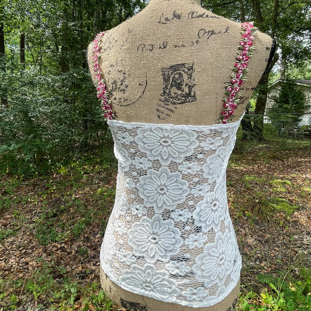 Masha & Jlynn Handmade Crochet Lace Cami (S/M) Handmade Items 5 Masha & Jlynn Handmade Crochet Lace Cami (S/M) Handmade Items