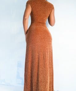 Masha & Jlynn Vintage 90’s Rare Glitter Gown (S/M) Dresses