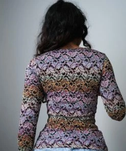 Masha & Jlynn Vintage 90’s Lace Long Sleeve Top (XS) Vintage Items